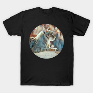 Furry floppy cat T-Shirt